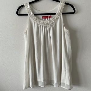 Lowered! 💥 Kohl’s Elle Ivory Beaded Blouse